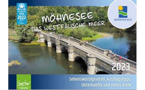Titelbild Broschüre 2022 - Staumauer am Möhnesee