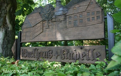 Drüggelter Kapelle Schild Holz